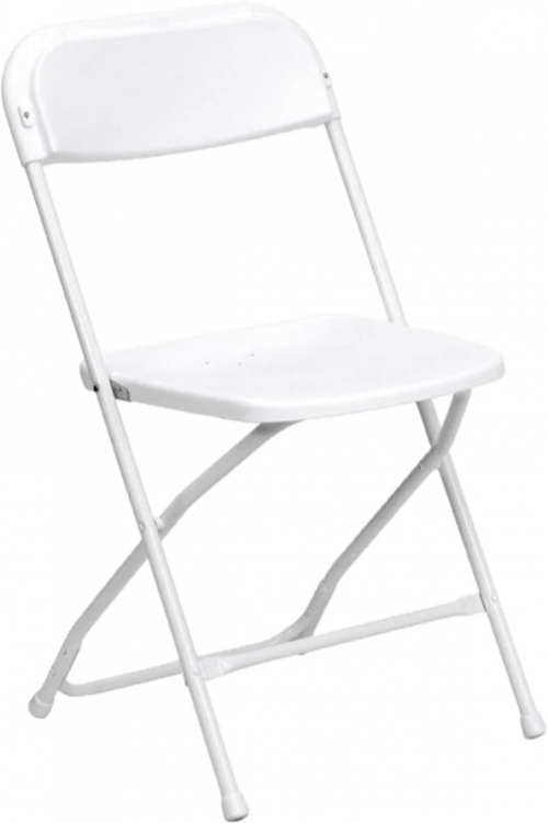 White Folding Chair